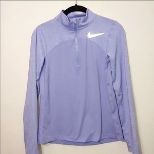 Nike | Purple Dri-Fit Quarterzip Pullover - Girl L